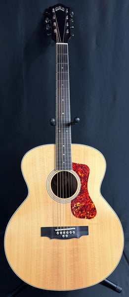 Guild BT-258E Deluxe Baritone 8-String Acoustic-Electric Guitar Gloss Natural w/ Case