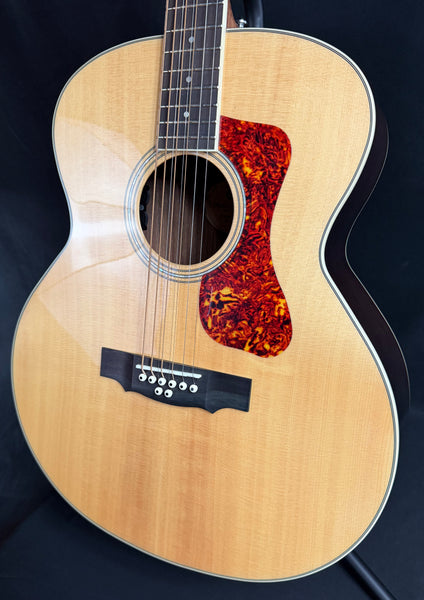 Guild BT-258E Deluxe Baritone 8-String Acoustic-Electric Guitar Gloss Natural w/ Case