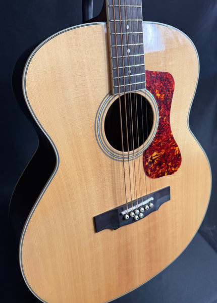 Guild BT-258E Deluxe Baritone 8-String Acoustic-Electric Guitar Gloss Natural w/ Case