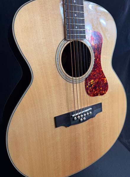 Guild BT-258E Deluxe Baritone 8-String Acoustic-Electric Guitar Gloss Natural w/ Case