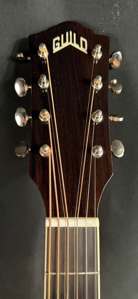 Guild BT-258E Deluxe Baritone 8-String Acoustic-Electric Guitar Gloss Natural w/ Case