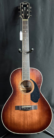 Fender PS-220E Paramount Parlor Acoustic-Electric Guitar Aged Cognac Burst w/ OHSC (736)