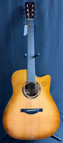 Yamaha TAG3 C TransAcoustic Dreadnought Cutaway Acoustic-Electric Guitar Sand Burst w/ Case