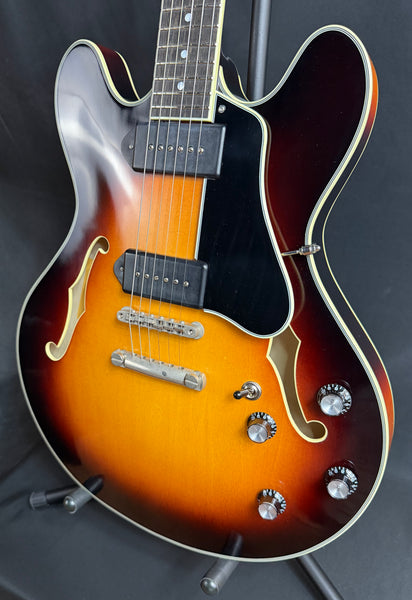 Eastman T60/TV-P90 Thinline Semi-Hollow Body Electric Guitar Truetone Vintage Sunburst w/ OHSC
