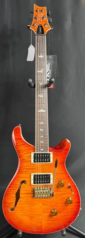 PRS SE Custom 24 Semi-Hollow Piezo Electric Guitar Vintage Sunburst w/ Gig Bag