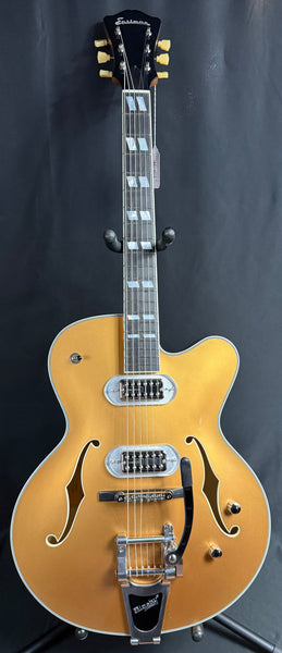 Eastman T58-GD Hollow Body Electric Guitar Truetone Gold Finish w/ Gig Bag