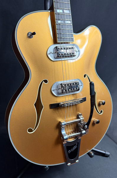 Eastman T58-GD Hollow Body Electric Guitar Truetone Gold Finish w/ Gig Bag