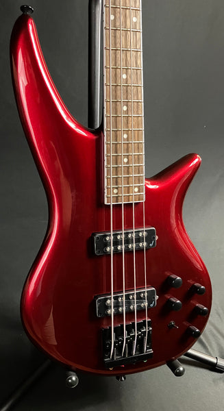 Jackson X Series SBX IV Spectra 4-String Bass Guitar Candy Apple Red Finish