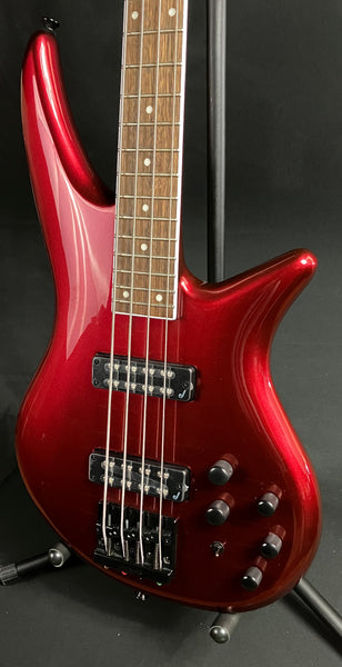 Jackson X Series SBX IV Spectra 4-String Bass Guitar Candy Apple Red Finish