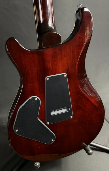 PRS SE Custom 24 Semi-Hollow Piezo Electric Guitar Orange Tiger Smokeburst
