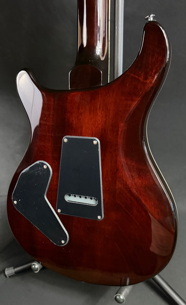 PRS SE Custom 24 Semi-Hollow Piezo Electric Guitar Orange Tiger Smokeburst