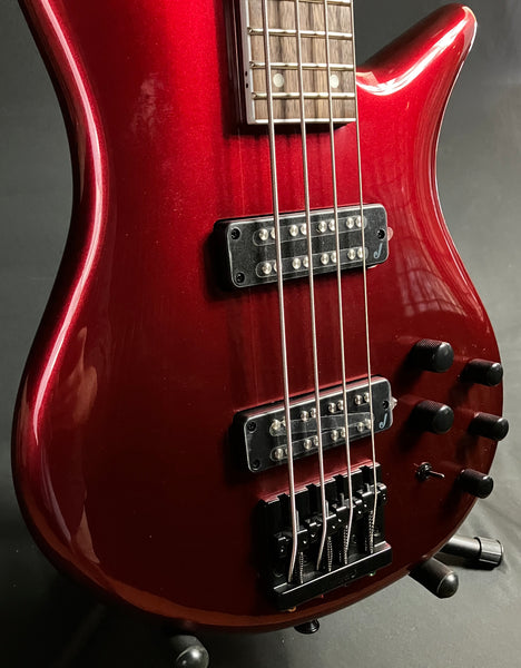 Jackson X Series SBX IV Spectra 4-String Bass Guitar Candy Apple Red Finish