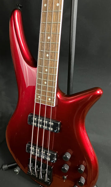 Jackson X Series SBX IV Spectra 4-String Bass Guitar Candy Apple Red Finish
