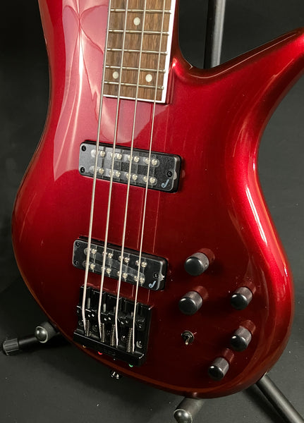 Jackson X Series SBX IV Spectra 4-String Bass Guitar Candy Apple Red Finish