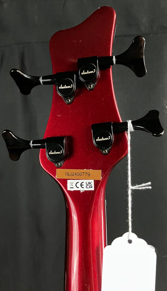 Jackson X Series SBX IV Spectra 4-String Bass Guitar Candy Apple Red Finish