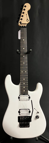Charvel Jim Root Pro-Mod San Dimas Style 1 HH FR E Electric Guitar Satin White w/ Case