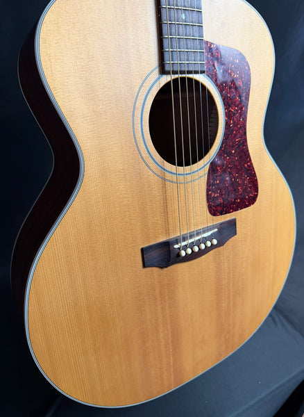 Guild USA F-40 Jumbo Acoustic Guitar Satin Natural Finish w/ OHSC