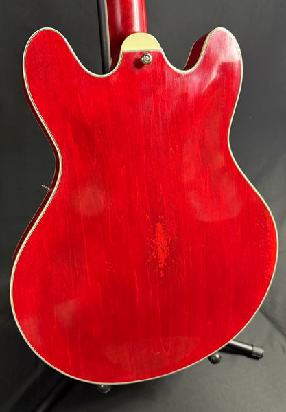 Eastman T64/V-RD Hollowbody Electric Guitar Red Antique Varnish Finish w/ Case