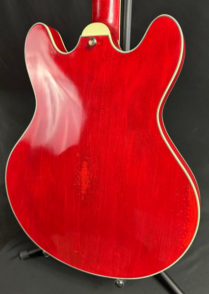 Eastman T64/V-RD Hollowbody Electric Guitar Red Antique Varnish Finish w/ Case
