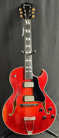 Eastman T49D/V Archtop Hollowbody Electric Guitar Classic Antique Varnish w/ Case