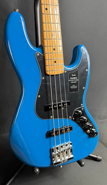 Fender Player II Modified Active Jazz Bass 4-String Bass Guitar Electric Blue w/ Gig Bag