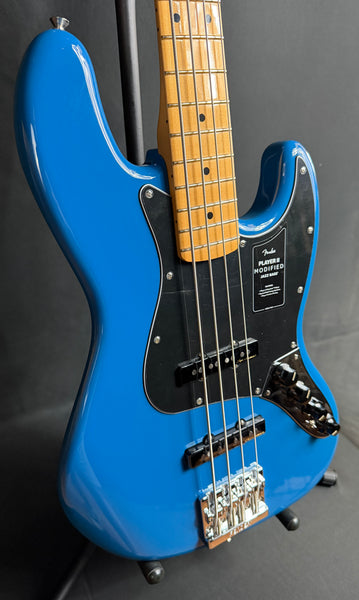 Fender Player II Modified Active Jazz Bass 4-String Bass Guitar Electric Blue w/ Gig Bag
