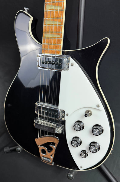 1980 Rickenbacker 620 Electric Guitar Jetglo Finish w/ OHSC