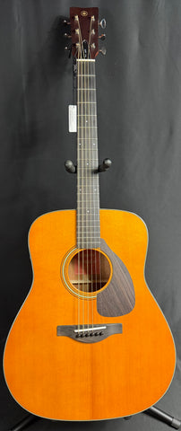 Yamaha FG5 GL Red Label Dreadnought Acoustic Guitar Gloss Vintage Natural w/ OHSC (52A)