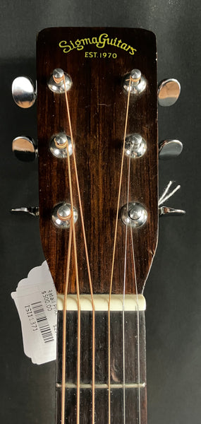 Sigma DM-3 Dreadnought Acoustic Guitar Gloss Natural w/ K&K Pure Mini