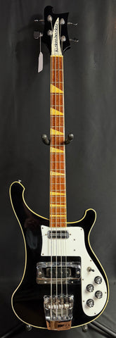 Vintage 1972 Rickenbacker 4001 4-String Bass Guitar Jetglo Finish w/ OHSC