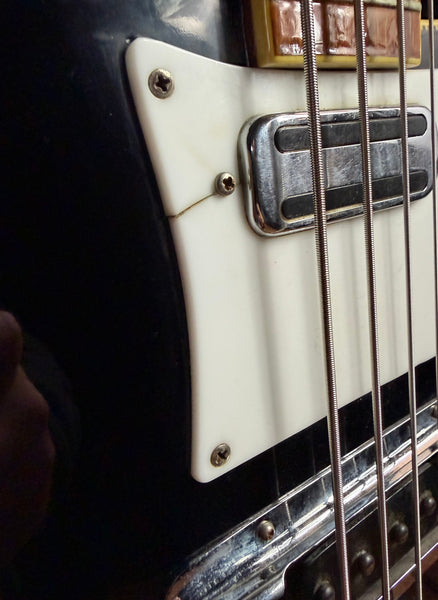 Vintage 1972 Rickenbacker 4001 4-String Bass Guitar Jetglo Finish w/ OHSC