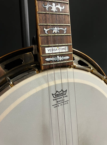 Vintage 1970's Iida Model 240 Versa-Tone 5-String Banjo Tobacco Sunburst w/ OHSC