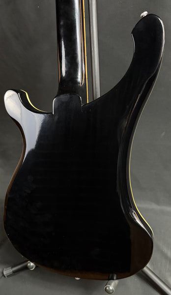 Vintage 1972 Rickenbacker 4001 4-String Bass Guitar Jetglo Finish w/ OHSC