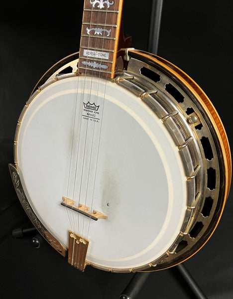 Vintage 1970's Iida Model 240 Versa-Tone 5-String Banjo Tobacco Sunburst w/ OHSC