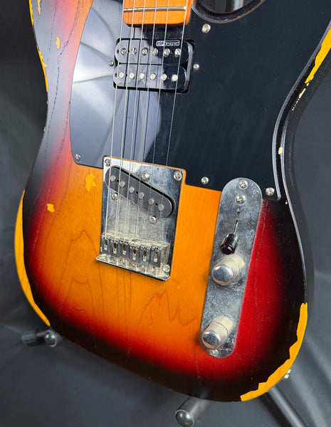 ESP LTD TE-254 Tele-Style Electric Guitar Distressed Sunburst