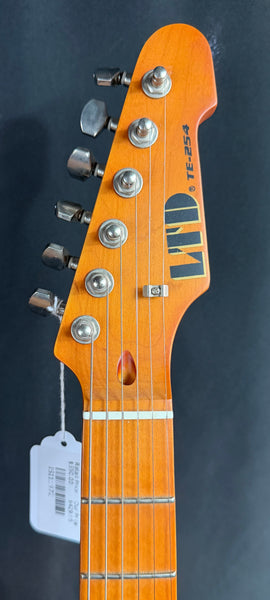 ESP LTD TE-254 Tele-Style Electric Guitar Distressed Sunburst