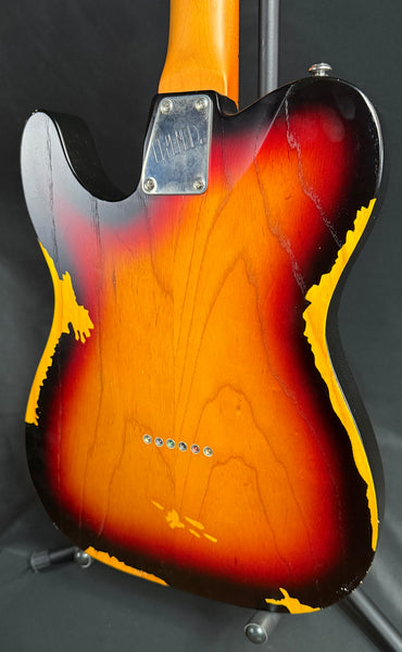 ESP LTD TE-254 Tele-Style Electric Guitar Distressed Sunburst