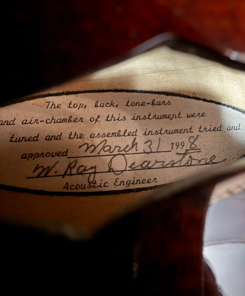 1998 Dearstone F-5M Fern F-Style Mandolin Flamed Maple Vintage Sunburst w/ Case