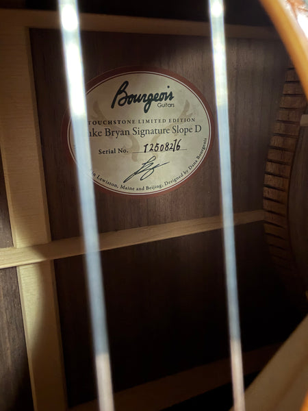 Bourgeois Luke Bryan Signature Touchstone Acoustic Guitar Sunburst w/ OHSC