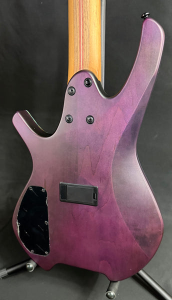 Cort Space 4 Headless 4-String Bass Guitar Star Dust Green w/ Gig Bag