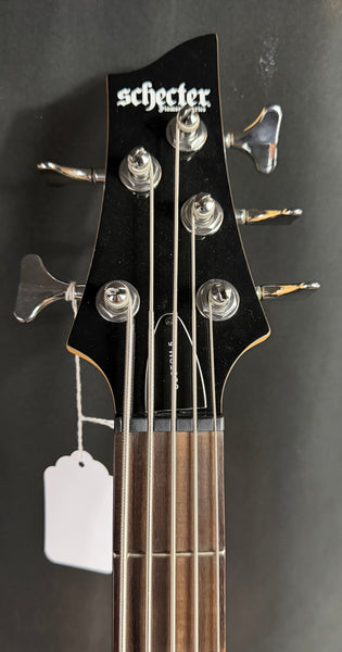 Schecter C-5 Plus 5-String Bass Guitar Quilted Ocean Blue Burst