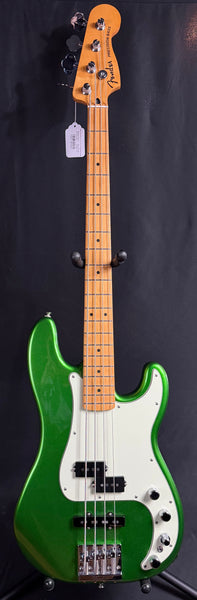 Fender Player Plus Active Precision Bass 4-String Bass Guitar Cosmic Jade Finish w/ Gig Bag (822)