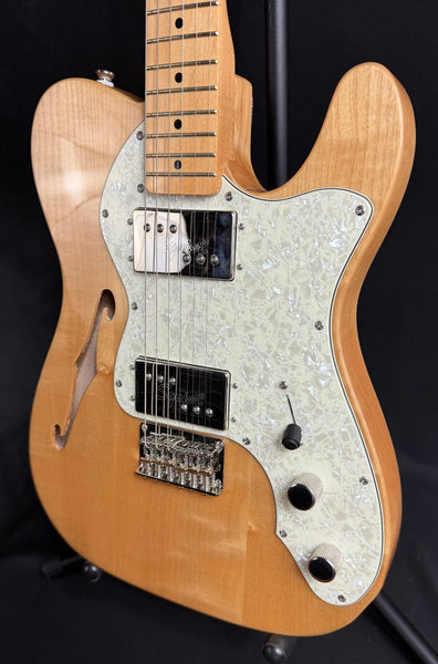 Squier Classic Vibe 70's Telecaster Thinline Electric Guitar Gloss Natural Finish