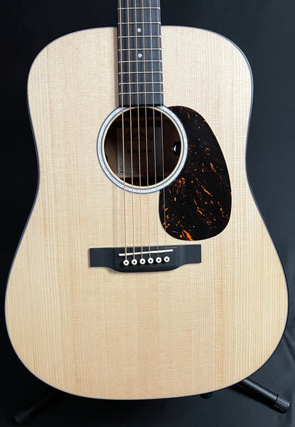 Martin D-10E Road Series Dreadnought Acoustic-Electric Guitar Natural w/ Case