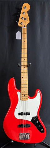 Fender Player II Jazz Bass 4-String Bass Guitar Coral Red Finish