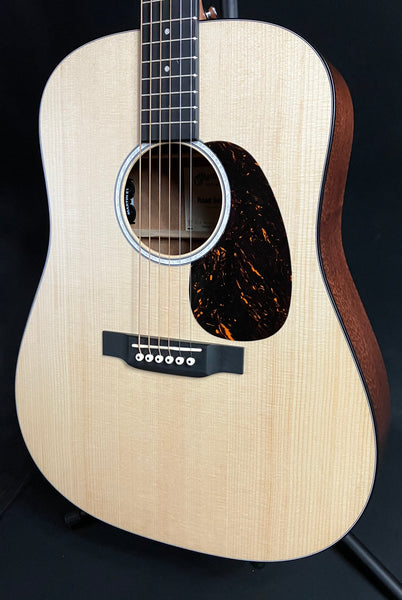 Martin D-10E Road Series Dreadnought Acoustic-Electric Guitar Natural w/ Case