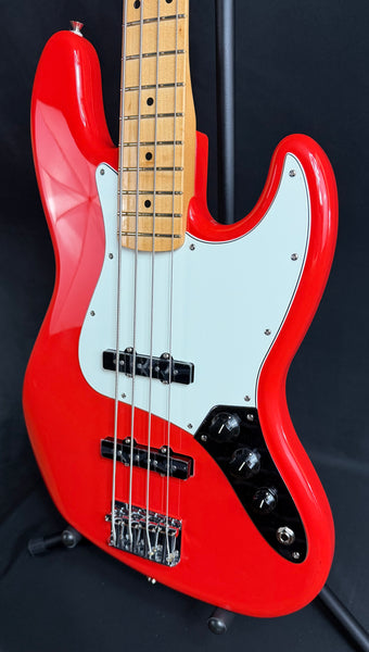 Fender Player II Jazz Bass 4-String Bass Guitar Coral Red Finish