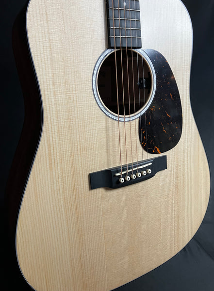 Martin D-10E Road Series Dreadnought Acoustic-Electric Guitar Natural w/ Case