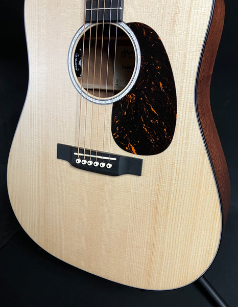 Martin D-10E Road Series Dreadnought Acoustic-Electric Guitar Natural w/ Case