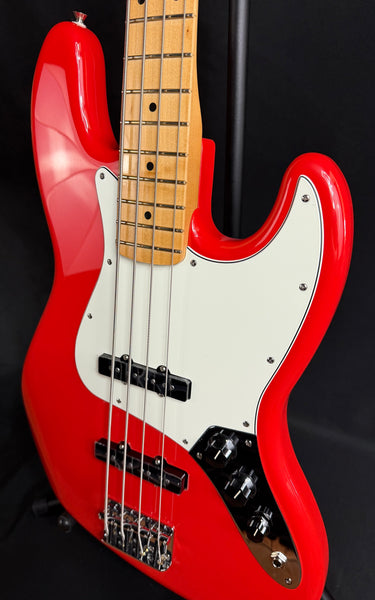 Fender Player II Jazz Bass 4-String Bass Guitar Coral Red Finish